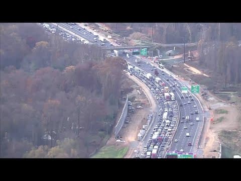 1 hospitalized in I-495 crash in Fairfax County