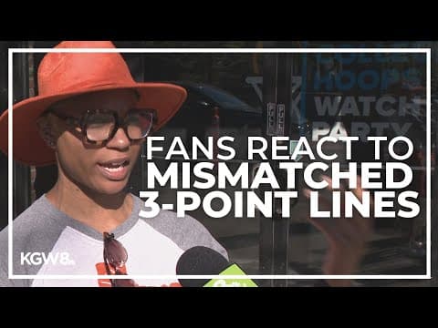 Fans react to Moda Center 3-point line controversy
