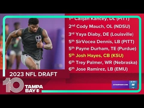 Tampa Bay Buccaneers select former player's nephew Josh Hayes