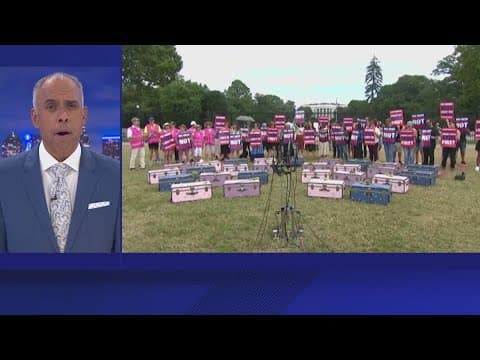Mothers demand better weather response at the White House after Central Texas floods