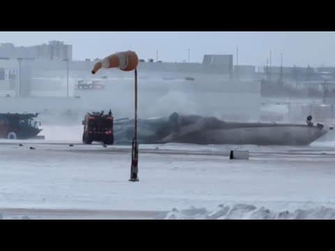 WATCH: Plane crash in Toronto involving Minneapolis plane