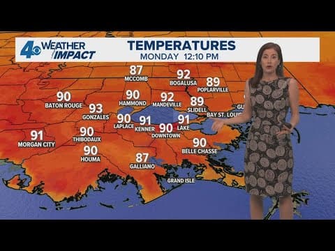 New Orleans Weather: A break in humidity is on the way