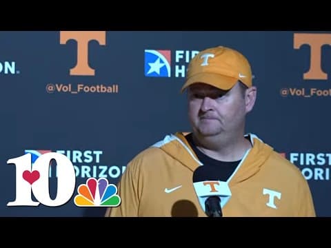 Tennessee Head Coach Josh Heupel speaks ahead of home opener against Austin Peay
