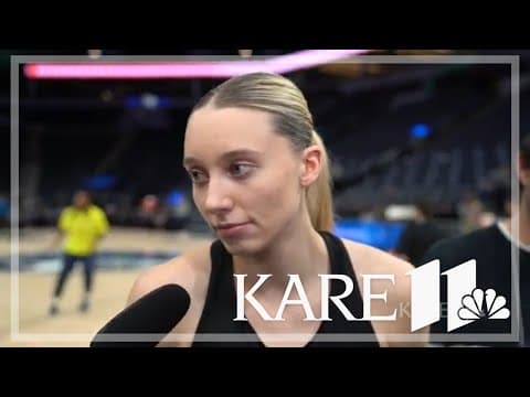 Paige Bueckers speaks to media ahead of her return to Target Center