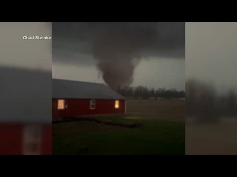 Destructive tornado caught on video in Ohio