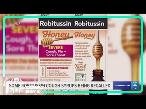 Robitussin cough syrup sold nationwide recalled due to contamination