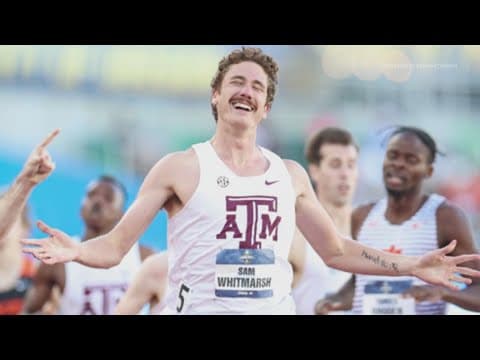 Texas A&M track and field athlete Sam Whitmarsh reflects on journey to get to Olympic qualifiers