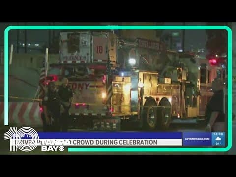 Three people confirmed dead after driver plows into NYC crowd