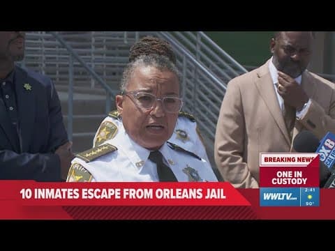 Team Coverage: OPSO Sheriff Susan Hutson Update on 10 escaped inmates