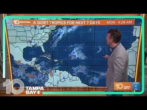 Tracking the Tropics: All quiet in the Atlantic this week | 5 a.m. Monday