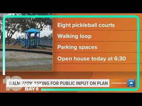 Balm Park asking for public input on plan for improvements