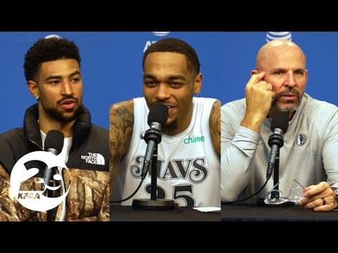Dallas Mavericks vs. Los Angeles Lakers | PJ Washington, Quentin Grimes, Jason Kidd full pressers