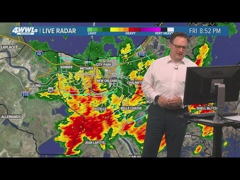 Flash flood warning, flood advisories for most of metro New Orleans