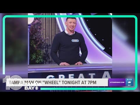 Tampa man to appear on Thursday's episode of 'Wheel of Fortune'