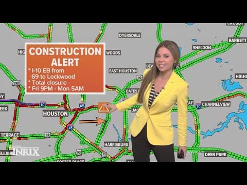 Weekend roadwork in Houston: Nov. 22-25, 2024