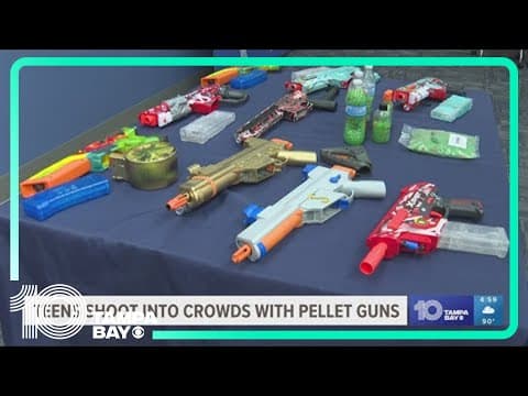 Police: More than 200 teens gather in downtown St. Pete; some shoot pellet guns into crowd