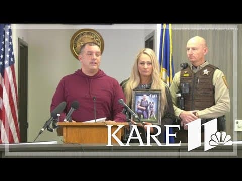 Widow of Pope County Dep. Joshua Owens address public