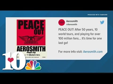 Aerosmith coming to Knoxville in 2024