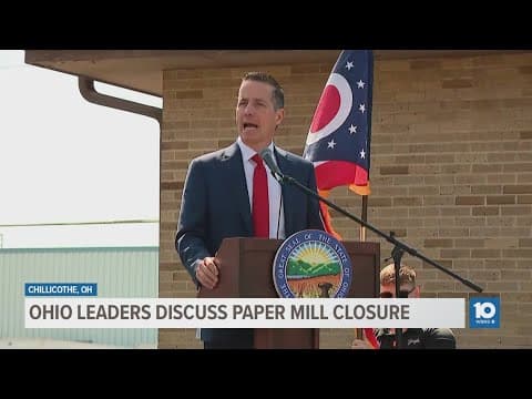 Ohio political leaders discuss pause on Chillicothe plant's closure