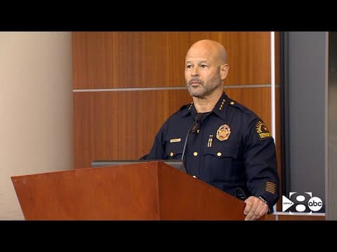 Presser: Police release details of an officer-involved shooting at an apartment in North Dallas