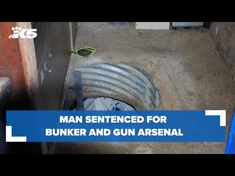 Man sentenced for bunker and gun arsenal