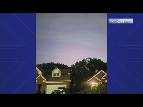 Viewers share photos of northern lights seen in Texas