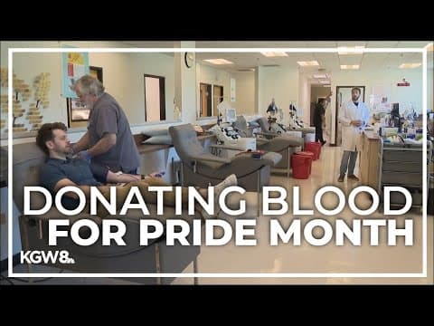 Vancouver center encourages gay men to donate blood this Pride Month
