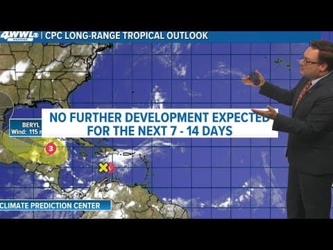 Tropical Update: No development expected in Atlantic for 7-14 days