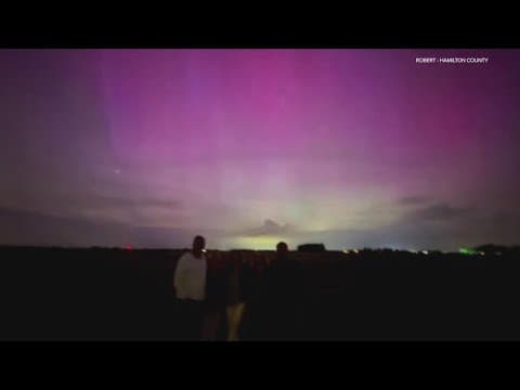Hoosiers catch stunning view of Northern Lights throughout Indiana