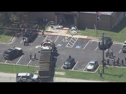 Man drives 18-wheeler into Texas Department of Public Safety office