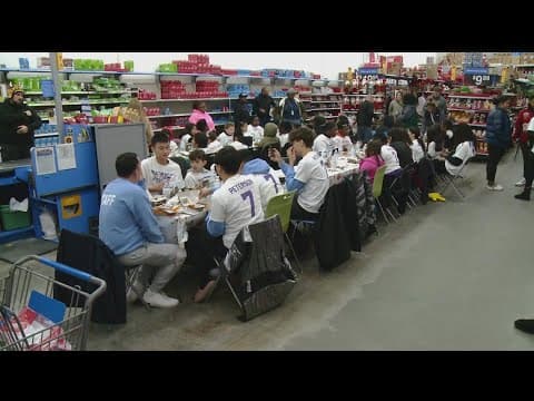 Viking takes kids on shopping spree