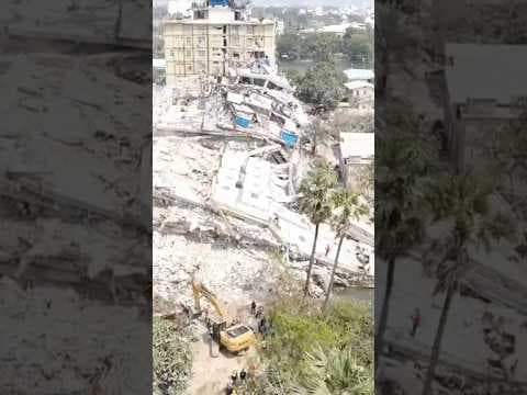 7.7 Magnitude Earthquake Collapses Buildings