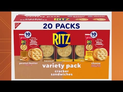 Ritz recalls cracker sandwiches over mislabeling