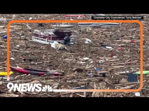 Helene aftermath: Severe damage at Lake Lure