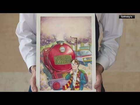 An original artwork piece from the wizarding world of Harry Potter is going up for auction soon