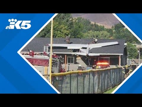 Plane crashes into home in Chelan County