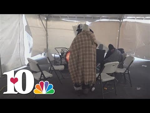 A 'warm respite' | Knoxville opens emergency warming tent for unsheltered people
