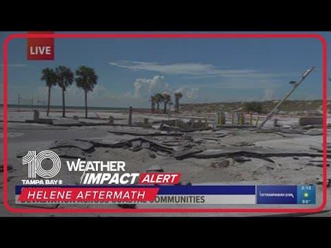 Massive cleanup still underway around Clearwater after Helene