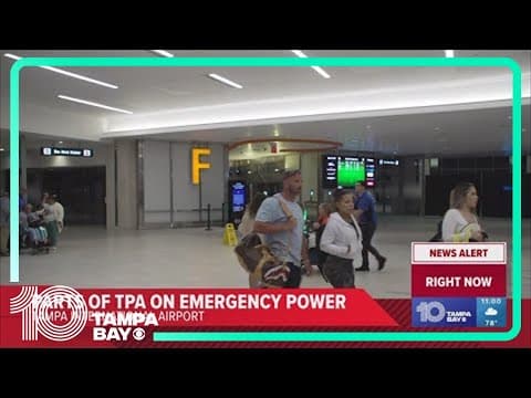 Tampa International Airport experiences power outage