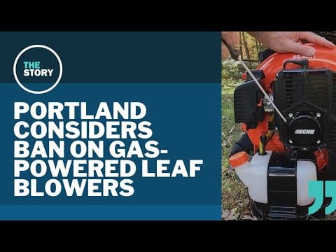 Portland considers ban on gas-powered leaf blowers