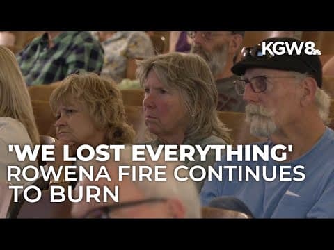 Couple loses home and 3 dachshunds to Rowena Fire, still burning near The Dalles