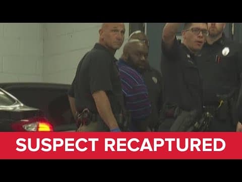 'Mission accomplished' | Escaped murder suspect back in custody