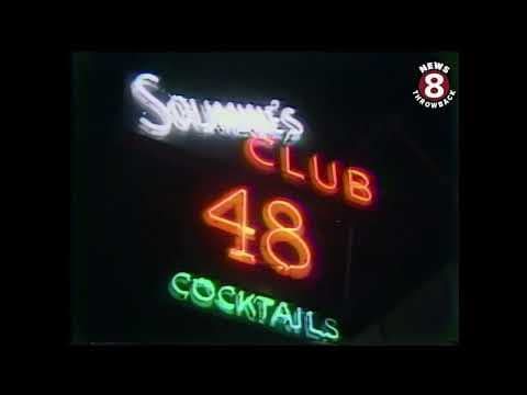 Neon signs of El Cajon Blvd in San Diego 1978