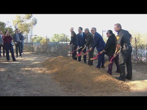 San Diego mayor helps break ground on fire station in Torrey Pines