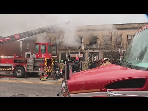 Woman in critical condition following Hilltop apartment fire