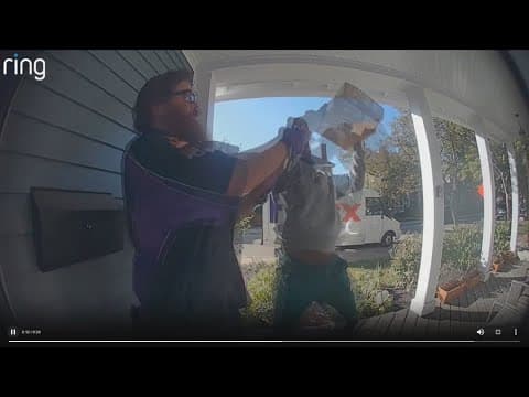 FedEx delivery driver robbed on front porch of Indy home