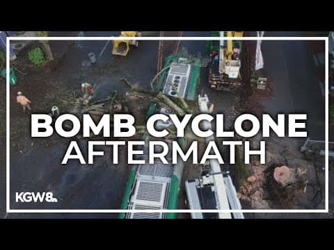 Many remain without power after damage, high wind speeds from bomb cyclone hit Pacific Northwest