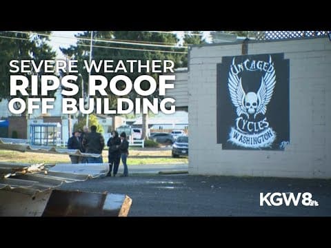 Severe weather rips roof off Longview building and damages several more