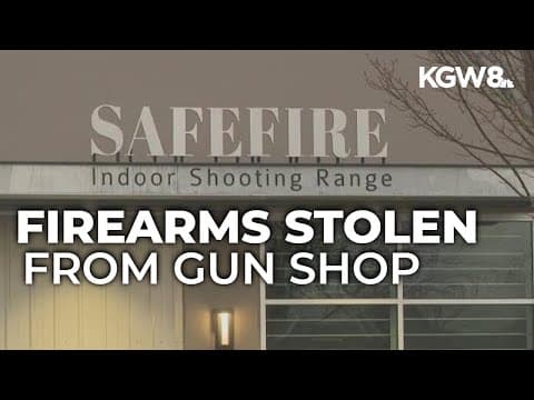 Multiple firearms stolen from Camas gun shop