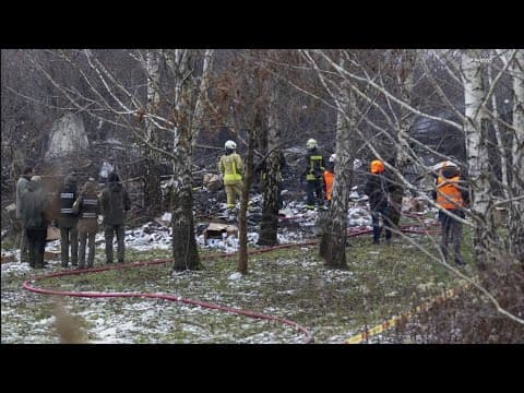 1 dead after DHL cargo plane crashes into house in Lithuania